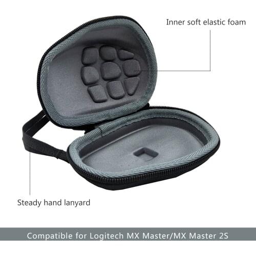 Computer Wireless Mouse Case Hard Protective Cover Travel Carrying Storage Bag Compatible for Logi-tech MX Master/MX Master 2S