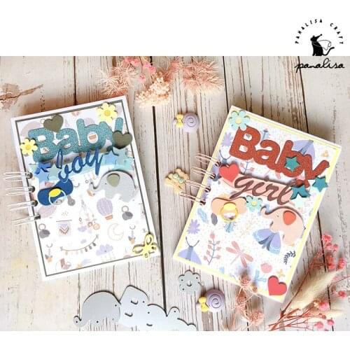 Panalisacraft cute baby girl boy Metal Cutting Dies Stencils for DIY Scrapbooking/album Decorative Embossing DIY Paper Cards