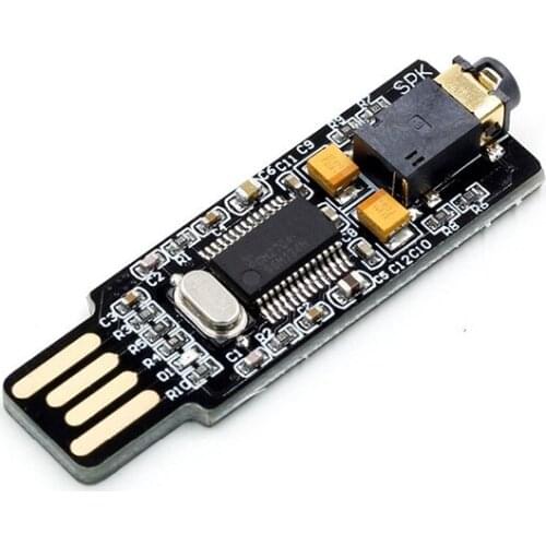Mini PCM2704 USB Audio Sound Card DAC Decoder Board Free Drive for PC laptop