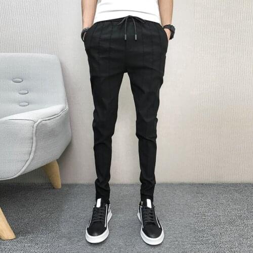 2019 Spring New Jogger Pants Men Hip Hop Black Sweatpants Casual Slim Mens Harem Pants