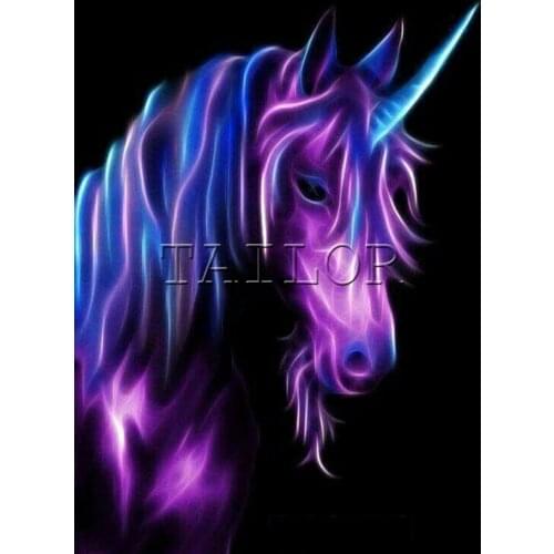 5d diamond painting kit set complet dirll drawing cuadros landscape horse unicorn art full square embroidery Cross stitch mosaic
