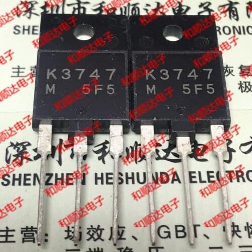 New 2pcs K3747 2SK3747 TO-3PF 1500V 2A