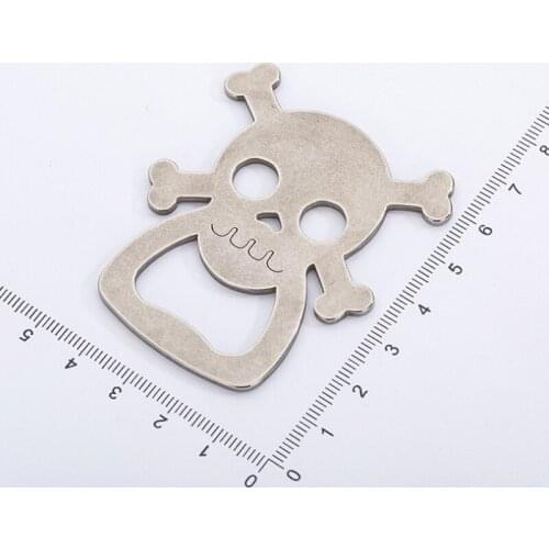 700pcs New skull rose flower Pineapple unicorn balloon Lover cross shape Metal Beer Bottle Opener For Wedding Party gift favors