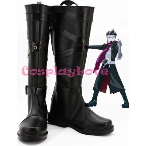 Danganronpa Dangan Ronpa 2 Gandamu Tanaka Cosplay Shoes Boots Hand Made Custom-made For Halloween Christmas Festival CosplayLove