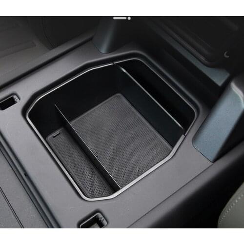 Car Center Console Organizer for Land Rover Defender 110 2020 Armrest Storage Box Tray with Cushion Accessories