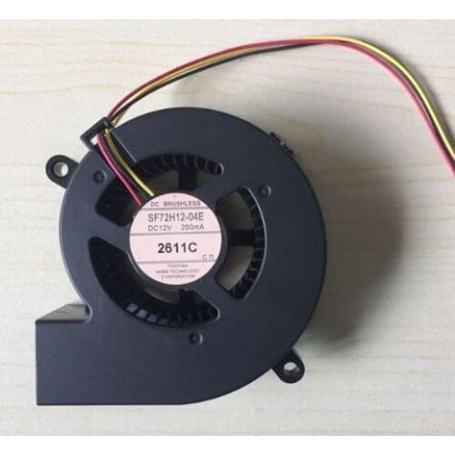Original 100% working SF72H12-04E DC 12V 250mA Server Cooling Fa