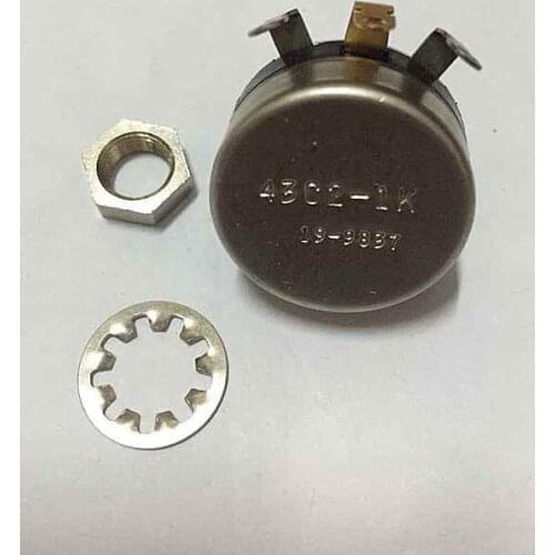 Original new 100% 43C2 1K 3pin bend foot potentiometer with gold plated middle foot 43C2-1K 19-9837 (SWITCH)