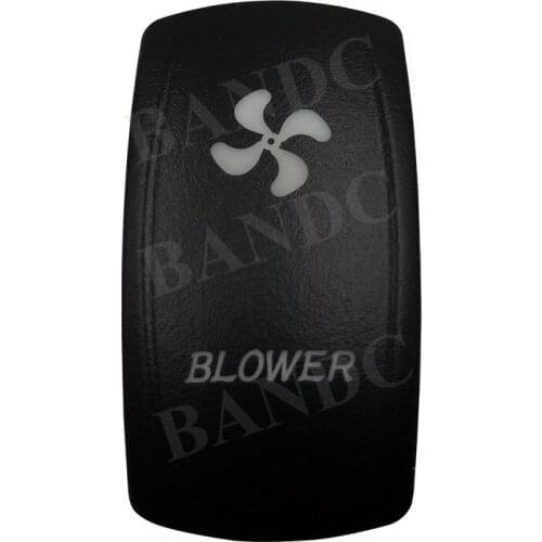 Cover Cap Only! BLOWER Rocker Switch Cover Cap for the ARB/Carling/NARVA Style Switch, Laser-etched Workmanship, Support Backlit
