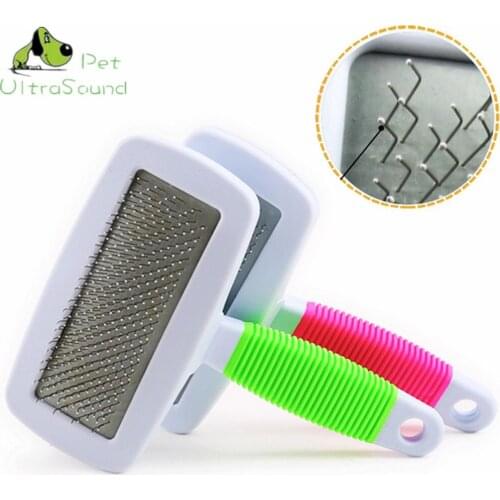 ULTRASOUND PET Dog Comb Plastic Materials Grooming Comb For Shaggy Cat Dogs Barber Grooming Salon 2 Color Available Pet Combs