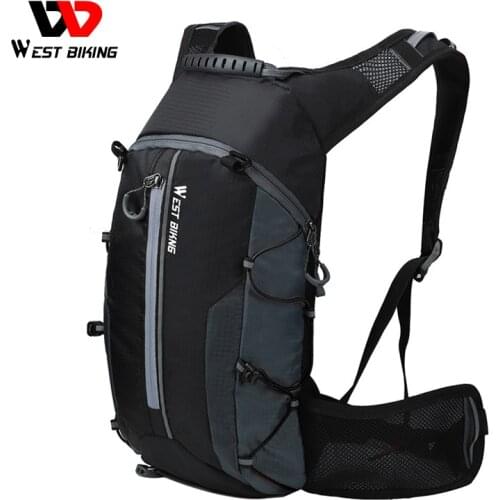 WEST BIKING Bike Bags Portable Waterproof Backpack 10L Cycling Water Bag Outdoor Sport Climbing Hiking Pouch Hydration Backpack