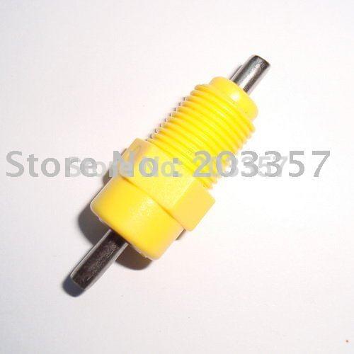 1000 pcs yellow screw ball seal poultry nipple chicken bird quail drinker water hen cup cage