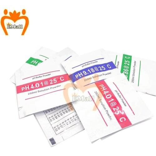 15pcs/Lot PH Buffer Powder Measure Calibration Solution ph4.00/ 6.86 /9.18 Calibration Point For PH Test Meter
