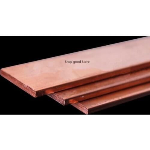 2Pc Pure Copper Row 3 x 15 x 600mm Copper Stick T2 Copper Bar Copper Billet TMY Copper Block red copper Flat copper platoon