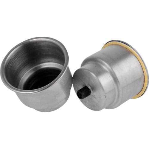 2Pcs Boat Cup Drink Bottle Holder Yacht Marine Truck Car Recessed with Drain