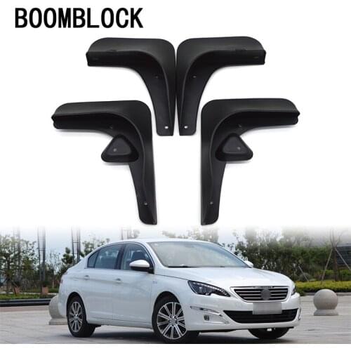 4pc Car Front Rear Mud Flaps Mud Flap Mudguards Fender For Peugeot 408 Sedan 2010 2011 2012 2013 2014 2015 Auto Accessories