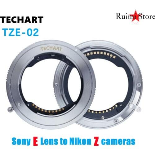 TECHART TZE-02 Auto focus adapter ring For Sony FE Lens F Mount to Nikon Z6 Z7 Z6ii Z7ii Cameras FE-NZ
