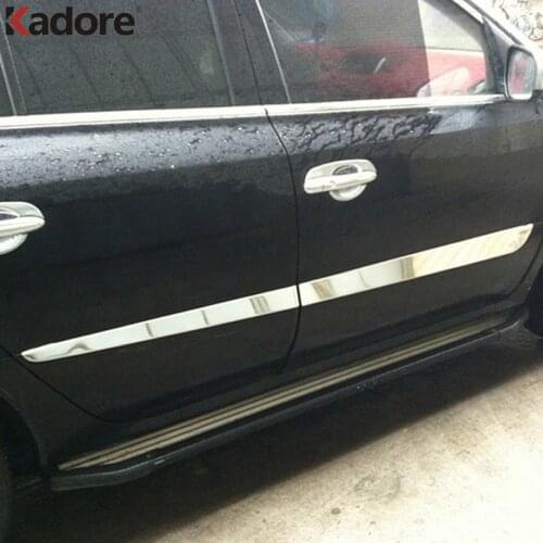 For Renault Koleos 2008 2009 2010 2011 2012 2013 Stainless Steel Auto Accessories Side Door Body Moulding Sills Cover Trims