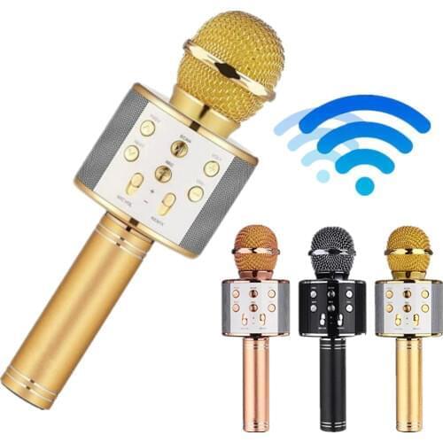 Wireless USB Microphone Professional Condenser Karaoke Mic Mini Karaoke Microphone