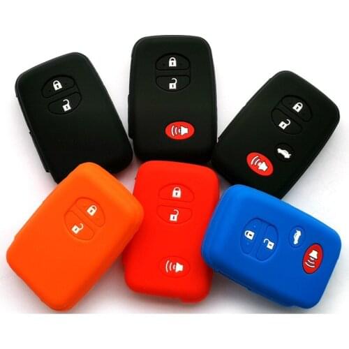 Car Key Case Cover For Toyota Land Cruiser Auris Prado Camry Crown Alpha Prius Aqua For Subaru 234 Buttons Remote Key Holder Fob