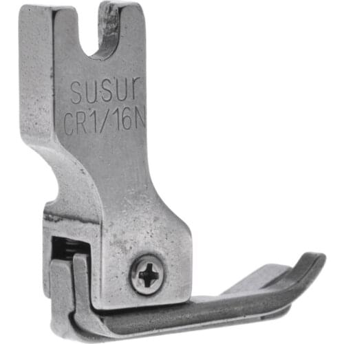 CR1 / 16N For Single Needle Sewing Machine Spare Parts Steel Presser Foot