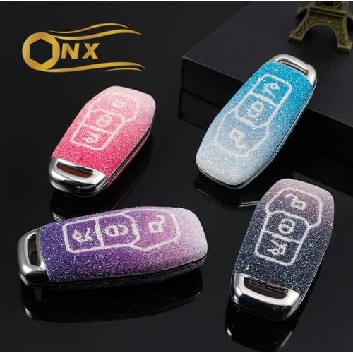 Car key shell buckle decoration Accessories For Ford Mustang Sharp World Mondeo Taurus Explorer