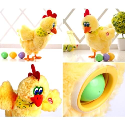 Kids Electric Funny Chicken Toy Hen Laying Egg Joke Gift Child Anti-Stress Gadget Indoor Outdoor Fun Game