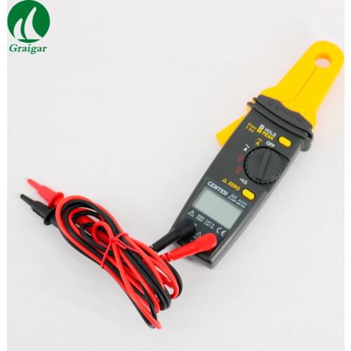AC Clamp Meter CENTER-223 Mini Clamp Meter Clamp Meter Tester added with voltage and continuity functions
