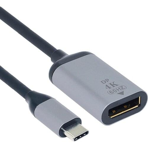 Jimier USB-C Type C to Displayport Monitor DP Cable Adapter 4K 2K 60hz for Tablet & Phone & Laptop