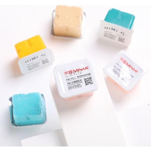 MIYA HIMI Jelly Cup Gouache Refill Paint (30ml/Pc) Unique Design Non Toxic,Portable Watercolor Kit for Artist, Hobby,Kid