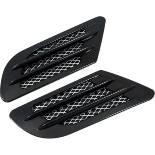 New High Quality 2Pcs/Set Car Side Air Flow Vent for Fender Hole Cover Intake Grille Duct Decoration ABS Plastic Sticker