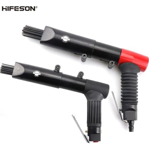 Pneumatic Metal Gun-shaped Rust Remover Air Rust Removal Lacquer 19PCS 3mm Round Head Steel Needle Standard/Strong Version