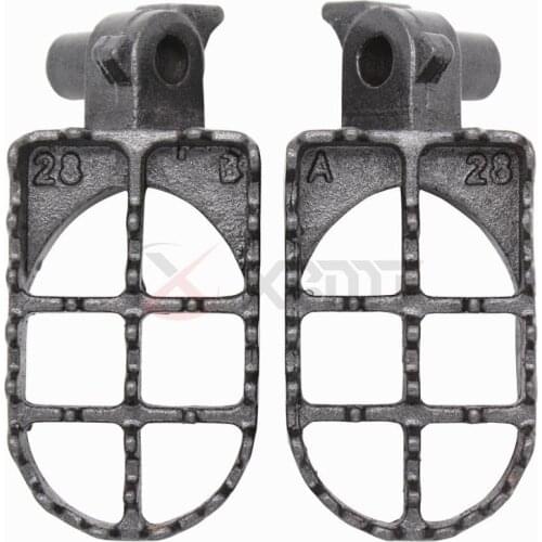 Motorcycle Foot Pegs Footpegs Footrests Fits For Suzuki RM 125 250 RM125 RM250 2003-2004 Motocross Dirt Bikes