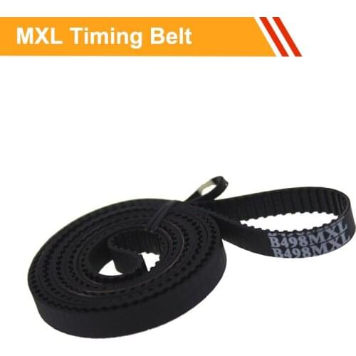 MXL Type Closed loop Timing Belt Length 398/403/413/518/544/600MXL Transmission Belt 6/10mm Belt Width Rubber Gear Belt