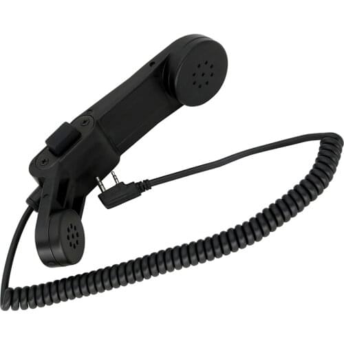 Handheld microphone microphone Kenwood plug 2-pin H250 PTT used to connect tactical headset walkie-talkie BK