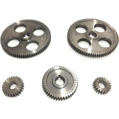 SHGO HOT-5Pcs/Set CJ0618 Machine Tool Gear Metal Gears Micro-Lathe Gear Metal Cutting Gear
