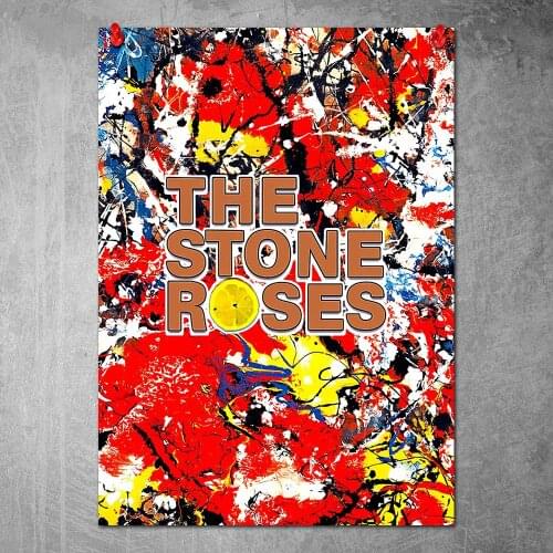 Modern Canvas Poster The Stone-Roses Wall Art Painting Nordic Posters and Prints Wall Pictures for Home Decor No Frame