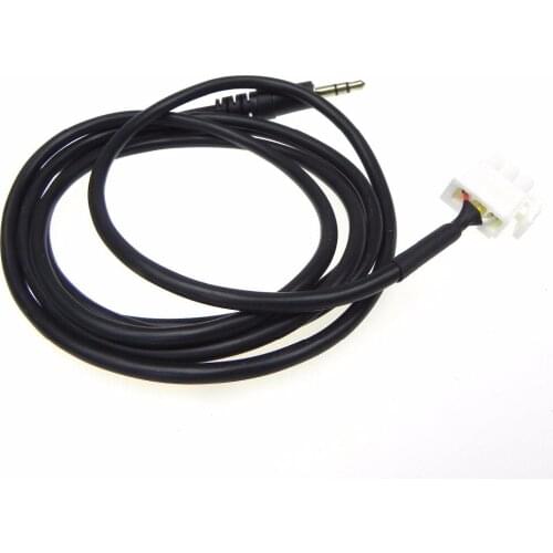 10pcs High Qualty AUX CABLE 3-PIN cables length 142.5cm HONDA GL1800 Goldwing Motorcycle Male Smartphone POD PHONE