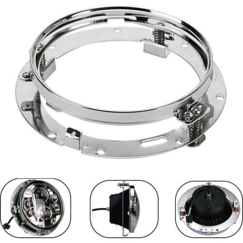 7 inch Round Headlight Ring Mounting Bracket for Harley Headlight Mount 7" LED Motorcycle Headlight Mounting Bracket