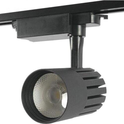 8PCS 20W 30W LED COB Track light aluminum Ceiling Rail Track lighting Spot Rail Spotlights Replace Halogen Lamps