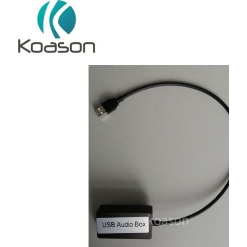 AUDIO box for BENZ NTG5.0 USB plug switch to 3.5 jack AUX port for Sound Audio process