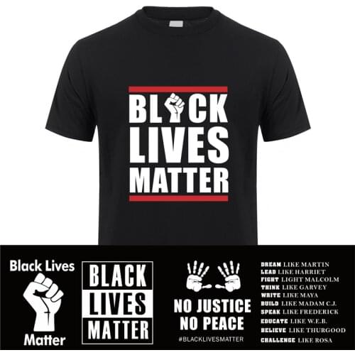 Black Lives Matter T Shirt Short Sleeve Cotton BLM T-shirt Black Life Matter Tshirt Men Unisex 14 STYLES Clothing XS-5XL