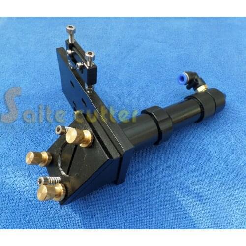 CO2 Laser Head +20mm Si Reflective Mirror +20mm Znse Focal Length 50.8 Focus Lens Integrative Mount Engraving Cutting Machine