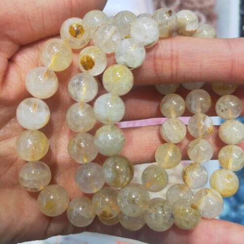 Crystal wand Yellow Bracelets