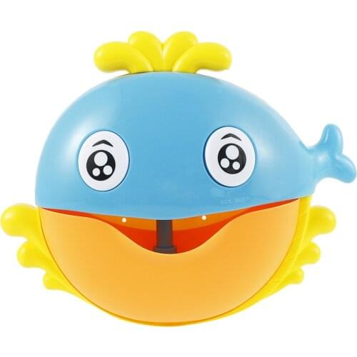 Baby Bath Bubble Machine Toys Whale Music Kids Bath Toy Bathtub Soap Automatic Bubble Maker Bathroom Blower Toy for Children