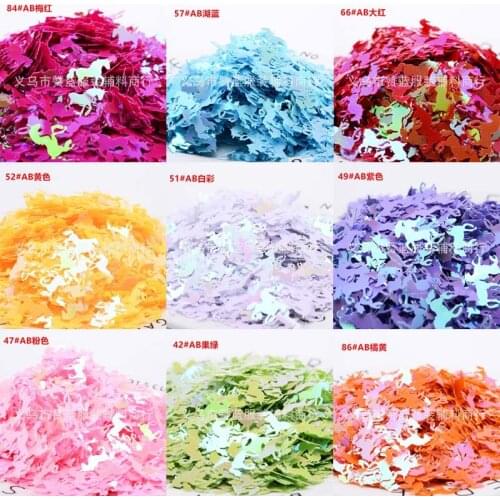 Unicorn Sequin Toy Stationery Bag Filler Jewelry DIY Accessories Clothing Accessories Party Throw Decorative Sequins
