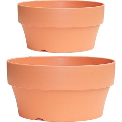 T3EC Imitation Terracotta Pot for Plants Succulent Planter Cactus Plant Container
