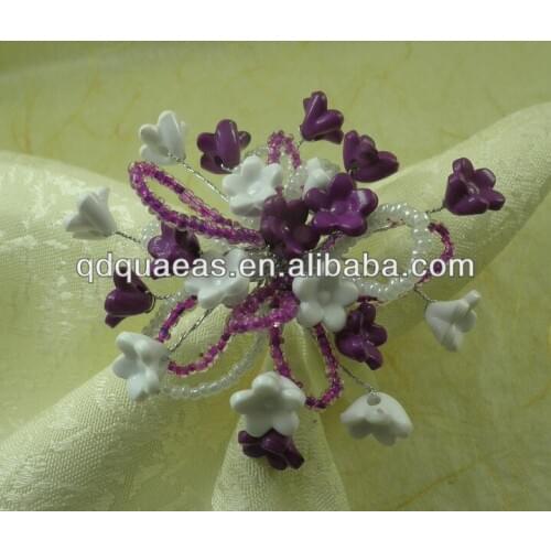 Acrylic napkin ring wedding cheap napkin holder