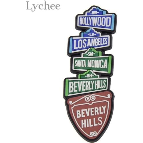 Lychee Life Hollywood Funny Rubber Fridge Magnet Creative 3D Refrigerator Magnet Tourist Souvenirs Home Decoration