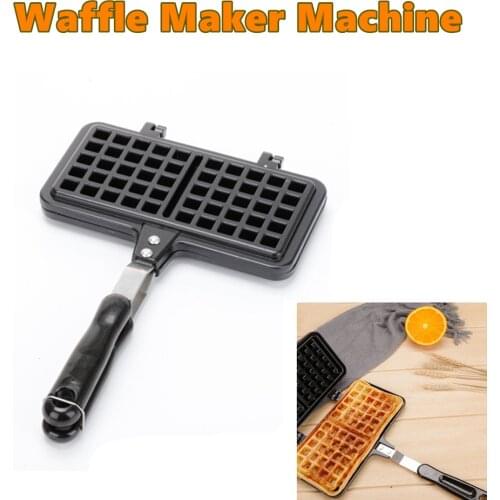 Waffle Maker Machine DIY Non-Stick Metal Pan Cake Oven Fish-Shaped Heat-Resistant Breakfast Machine Household Kitchen Tools
