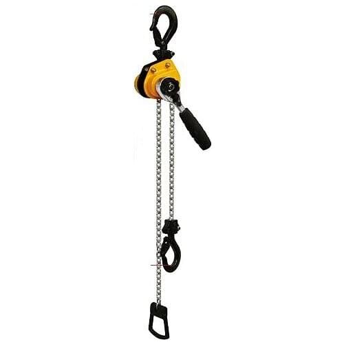 6TX 1.5-3M Mini lifting lever chain hoist with bag, CE certificate, portable handhold hand lever block Tire Repair Tool